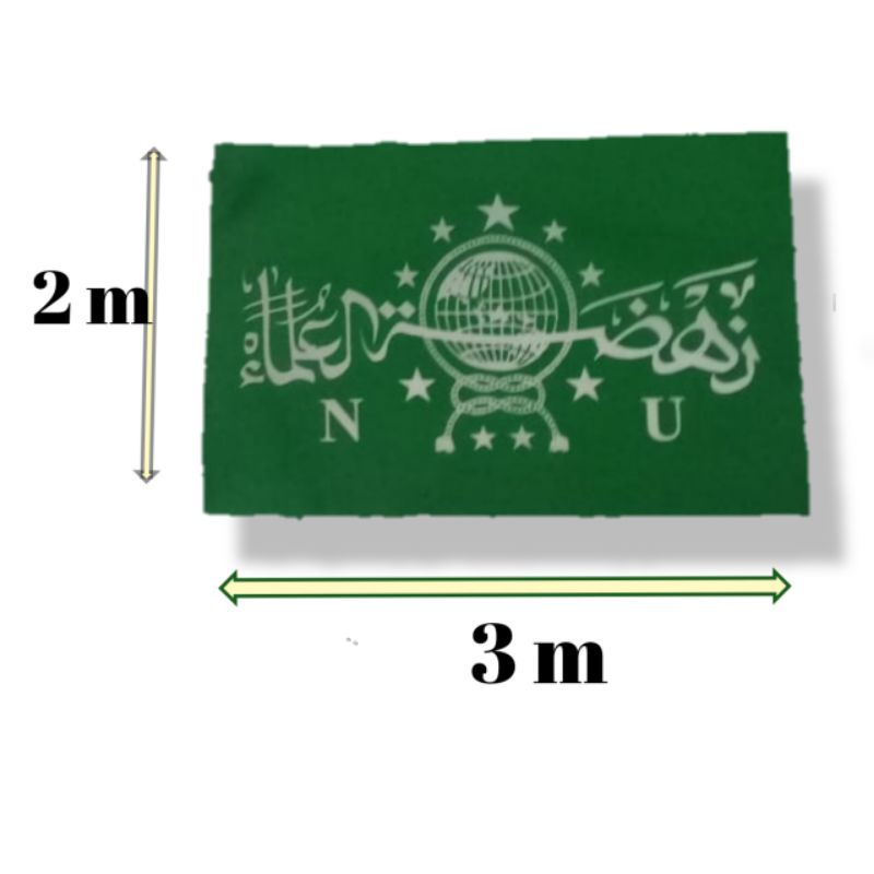 BENDERA NU JUMBO 2×3 m