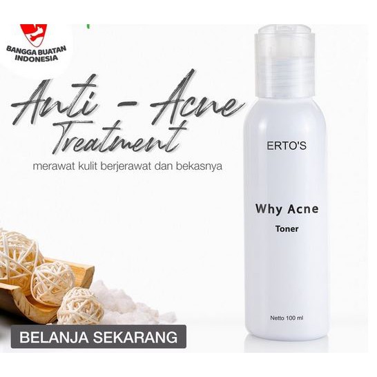 ERTO'S WHY ACNE PERAWATAN WAJAH BERJERAWAT DAY / NIGHT / TONER / FACIAL WASH