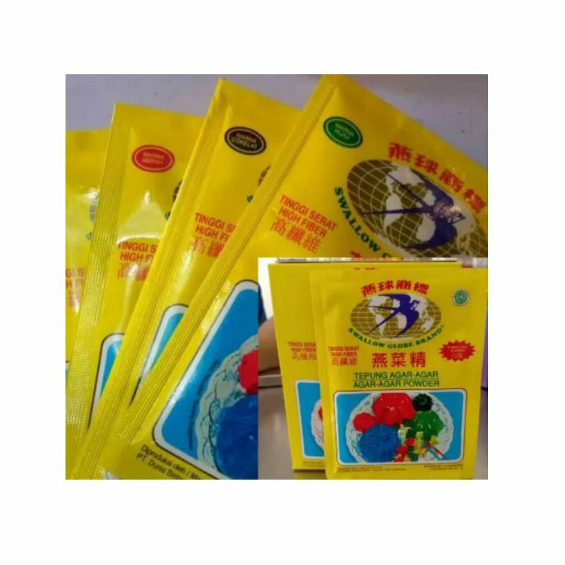 

TEPUNG AGAR POWDER BUBUK INSTAN SWALLOW 7gr