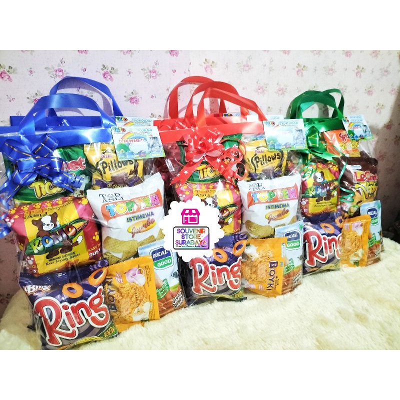 Snack Ultah Anak / Bingkisan Ultah Chiki / Snack Full Chiki / Snack Full Msg/ Bingkisan Ultah Murah Surabaya