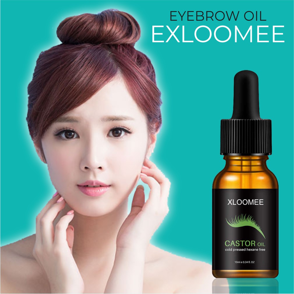 [ NATURAL ] XLOOMEE CASTOR OIL SERUM BULU MATA 100% ORIGINAL! EYEBROW PELENTIK PENUMBUH BULU MATA