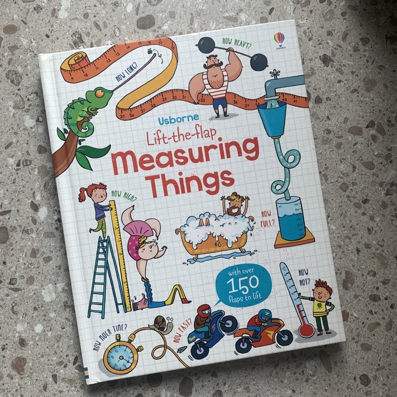 PRELOVED BOOK : Usborne Lift The Flap Measuring things