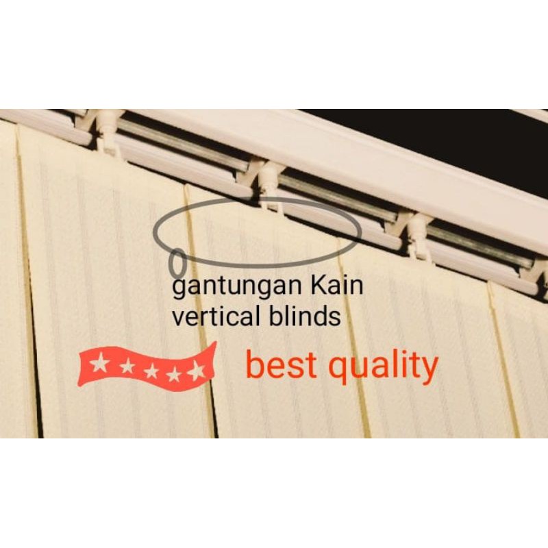 spare part gantungan kain vertical blind
