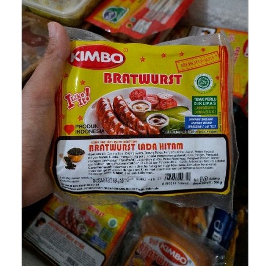 

Kimbo Bratwurst Lada Hitam