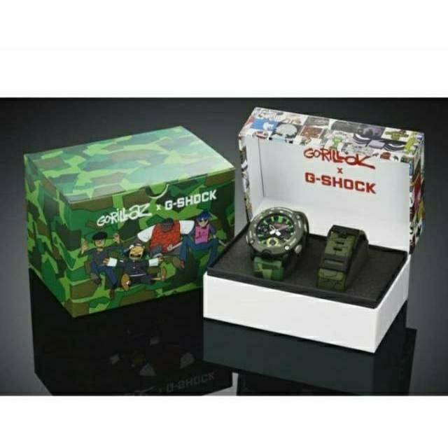 JAM TANGAN PRIA CASIO G-SHOCK GORILLAZ GA-2000GZ-3ADR