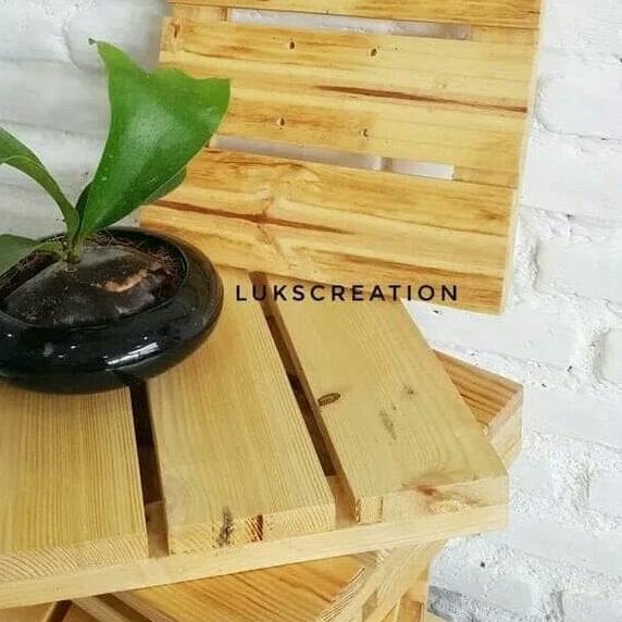 

◌ papan kayu tanduk rusa pot gantung tempel dinding dekorasi rumah ☺
