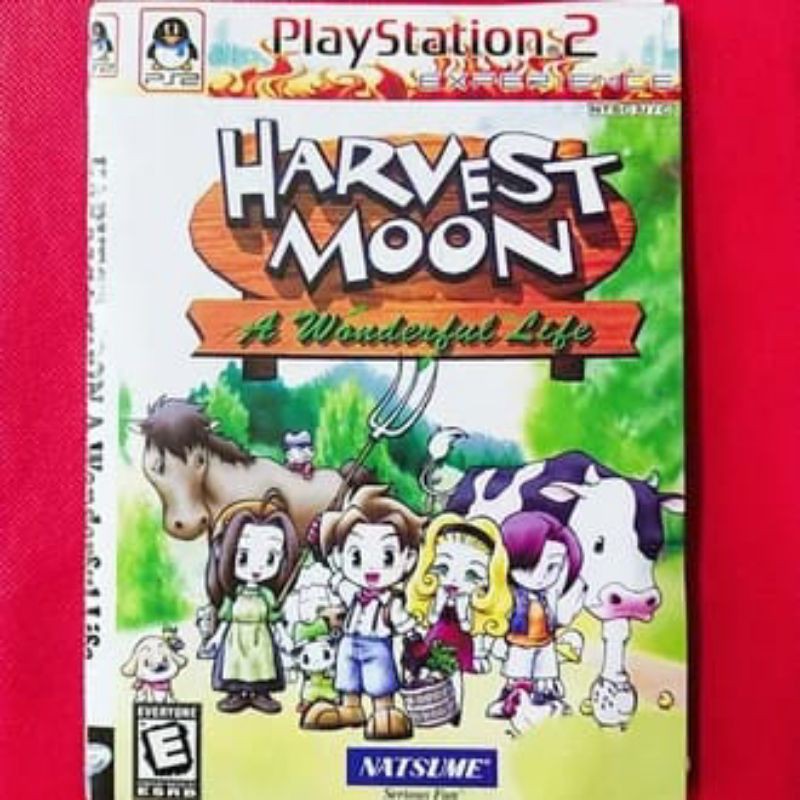 Kaset Ps 2 Harvestmoon A Wonderfull Life