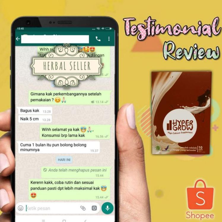 

[BISA ]Hypergrow Untuk Peninggi Badan Susu Kalsium Kapsul Zinc Suplemen Peninggi Badan BPOM Halal W8