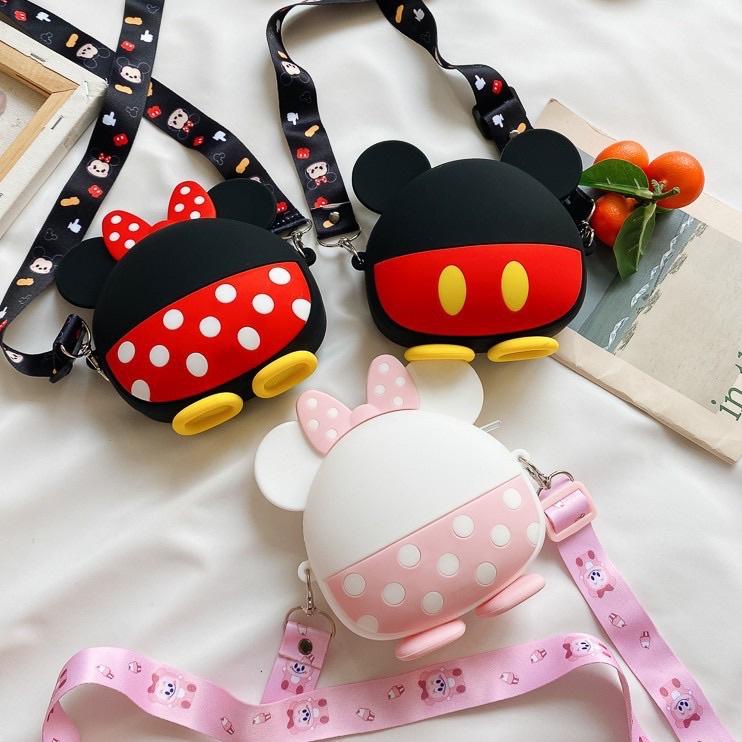 V020 Tas Mini Pop It Jelly Silicon Anak Karakter Disney Unicorn Coin Bag "SV.21Jl22l"