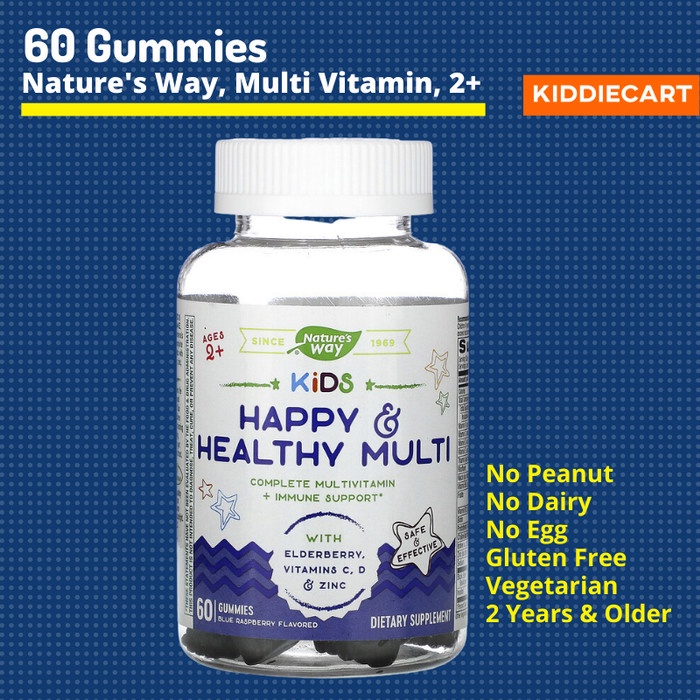Nature'S Way Kids Happy & Healthy Multi Vitamin Anak Multivitamin 2+ Vit Anak -