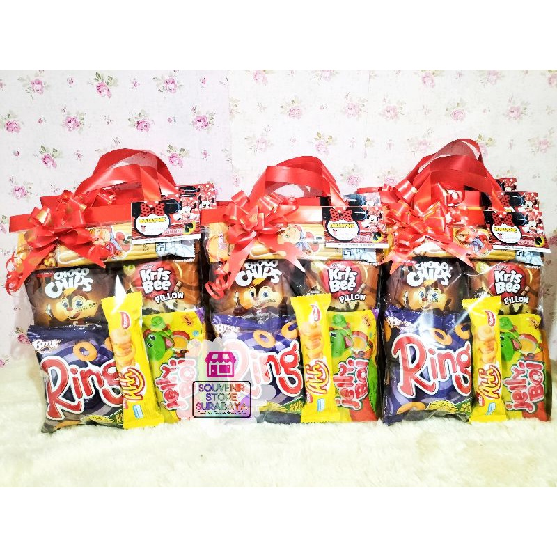 Mini snack ulang tahun/ paket ultah goceng/ bingkisan ultah murmer/ Snack ultah surabaya / Paket ulang tahun