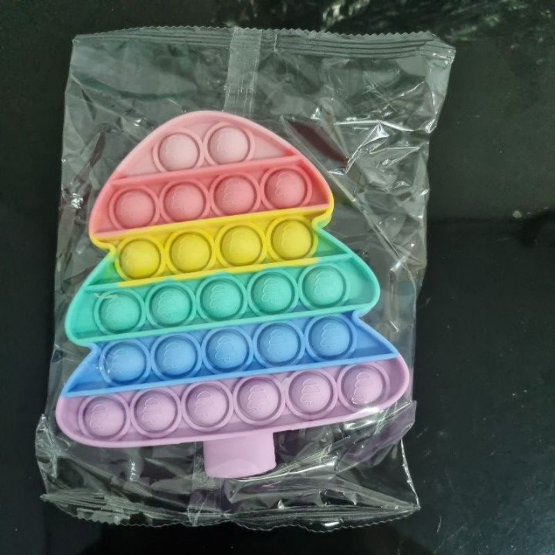 POP IT FIDGET TOY / POP IT PREMIUM ADA EMBOSSNYA / POP IT MURAH / POP IT FIDGET TOYS-Pohon natal