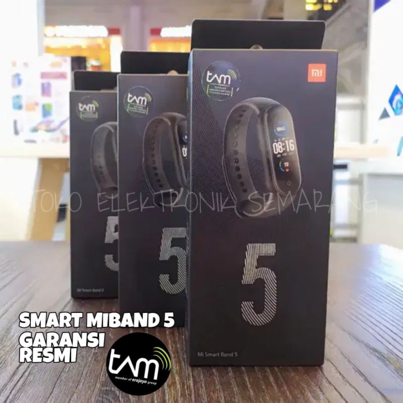 GARANSI RESMI TAM XIAO MI SMART MI BAND 5 AMOLED SMARTWATCH