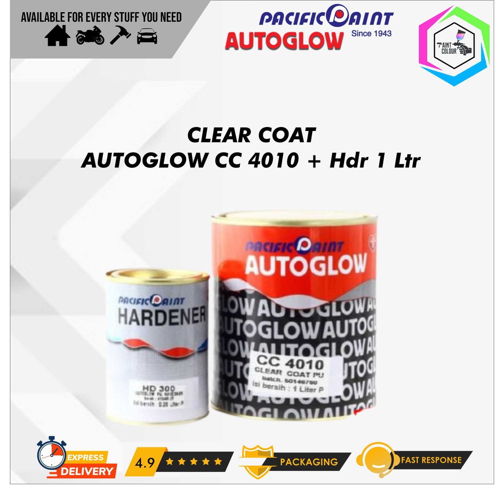 Clear Coat Autoglow 4010 1 liter /Pernis/Clearcoat/Coat