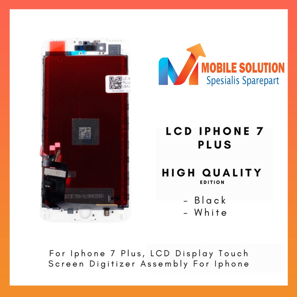 GROSIR LCD TOUCHSCREEN FULLSET IP 7+ SUPER 100% GARANSI 1 BULAN + PACKING BUBBLE