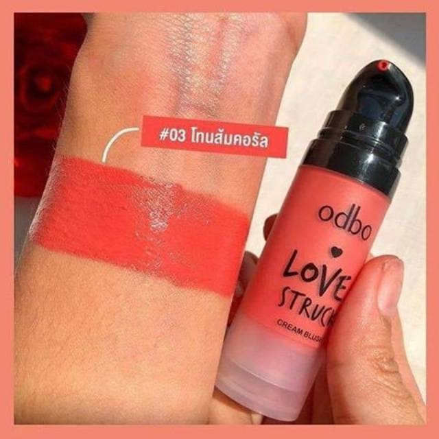 ODBO Love Struck Cream Blush #OD127 Thailand / Blush On / Blushon