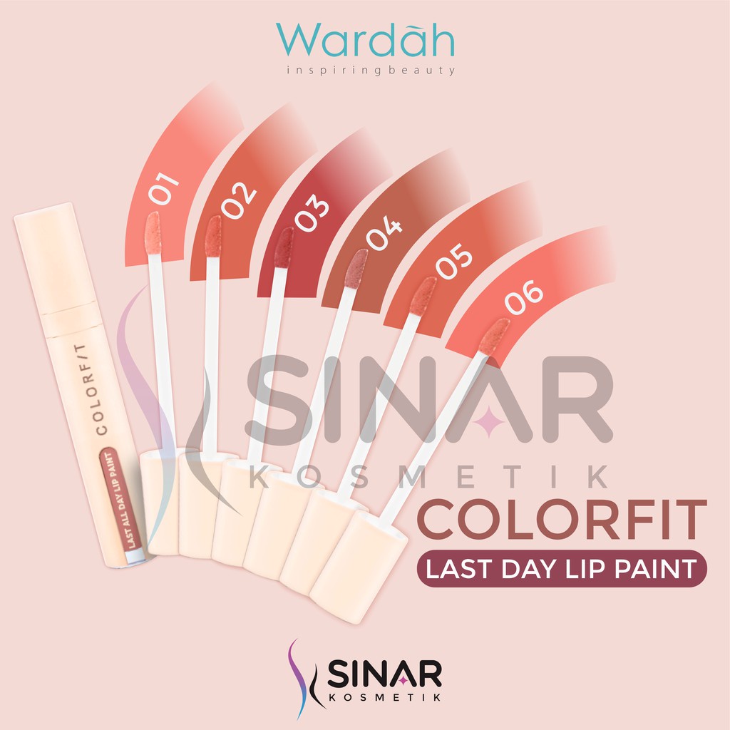 ✦SINAR✦ Wardah Colorfit Last All Day Lip Paint