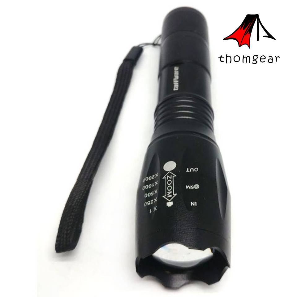 Thomgear Taffled E17s Senter Led Cree Xm-L T6 3800 Lumens Body Aluminium Jm