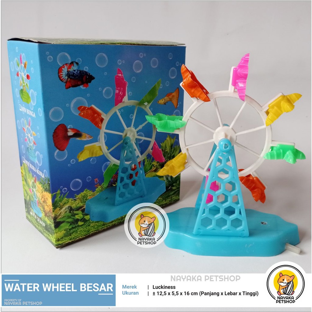 Kincir Air Besar Hiasan Ornamen Dekorasi Aquarium Water Wheel