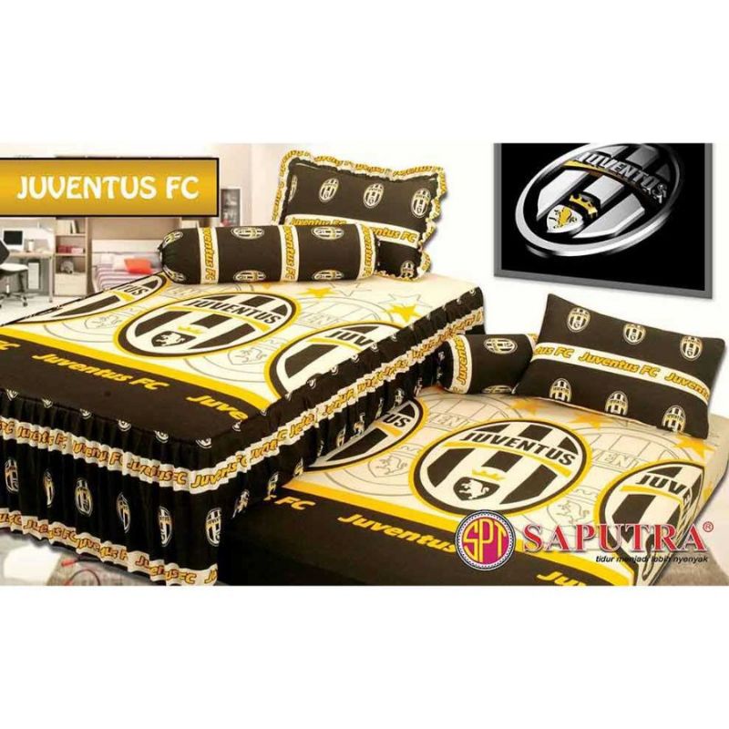 Sprei Saputra bedsorong uk.120x200 - sprei duo - sprei juventus - Sprei bola
