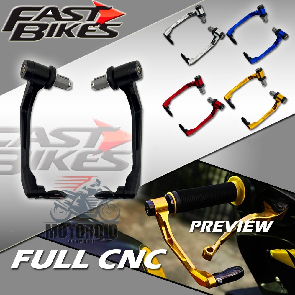 HANDGUARD  FASTBIKES FULL CNC JALU STANG FREE KUNCI L UNIVERSAL SET MOTO PROGUARD