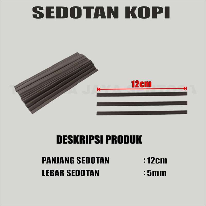 Sedotan Kopi Per Pack 1000 pcs