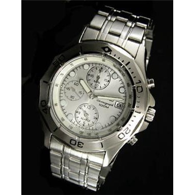 Seiko Quartz SNA787P1 Chronograph Silver Dial | Jam Pria SNA787