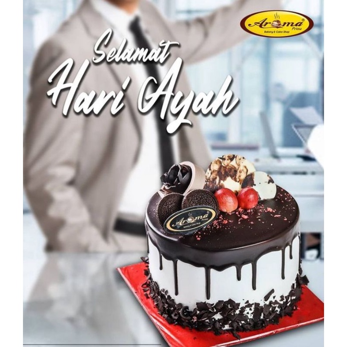 

Aroma Bakery Black forest ukuran 20cm