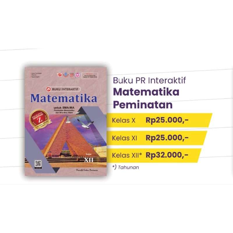 BUKU LKS PR INTERAKTIF  KELAS 10 11 12  SEMESTER 1 TAHUN 2022/2023 PENERBIT INTAN PARIWARA KURIKULUM MERDEKA BELAJAR  SMA/SMK-3