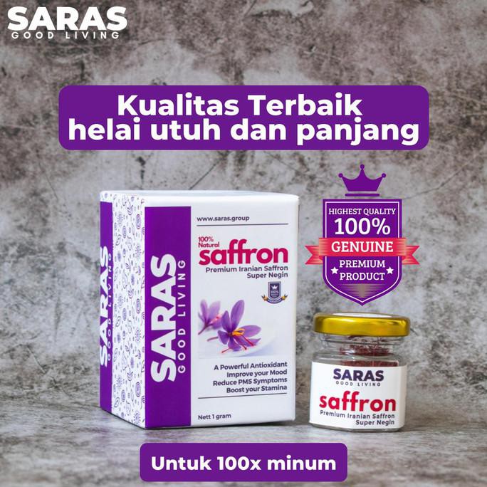 

Saffron Iran 1Gr Best Super Negin Original Saras Saffron