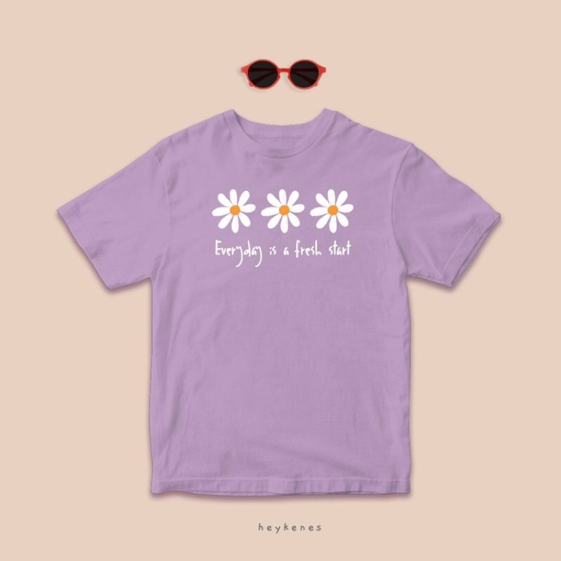 Heykenes Kaos Anak Daisy Cotton 30s