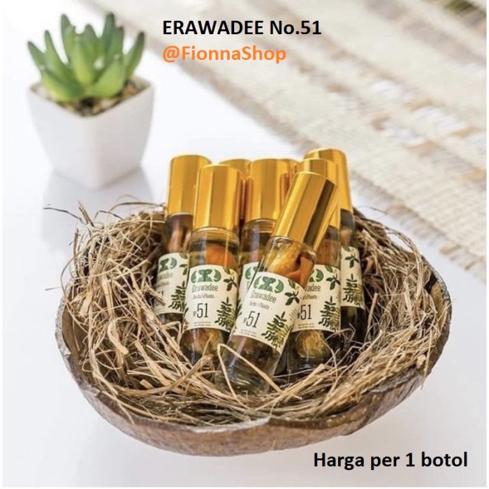 ERAWADEE 51 MINYAK GOSOK ROLL ON ORI THAILAND