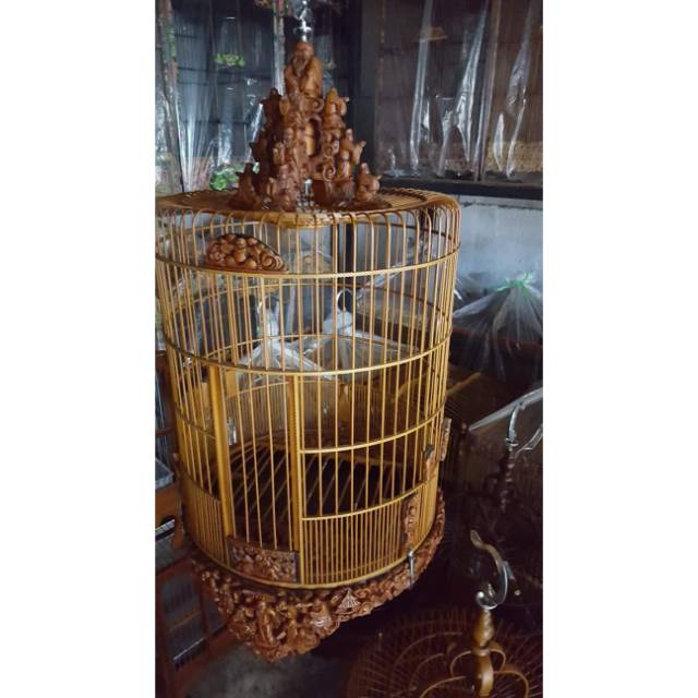 Sangkar Burung,Sangkar Ukir Dewa, Sangkar Ukir Kayu Jepara
