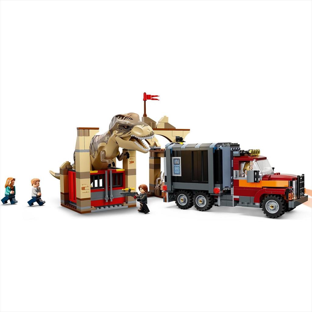 LEGO Jurassic World 76948 T. Rex and Atrociraptor Dinosaur Breakout