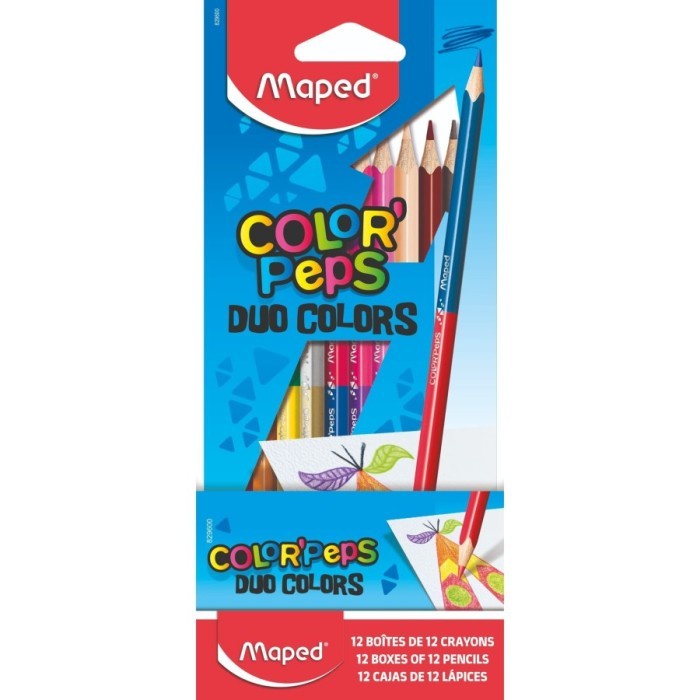

Pensil Warna Color'Peps Duo x12 MAPED - 24 colors