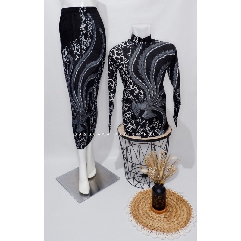 Set Kemeja couple/Rok kebaya couple/Batik couple