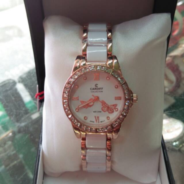 Jam tangan wanita cardiff original keramik