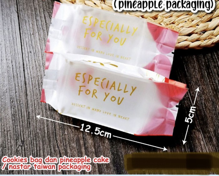 

Pastik Nastar Taiwan 5x12.5 cm - 10 pc / (2) packaging