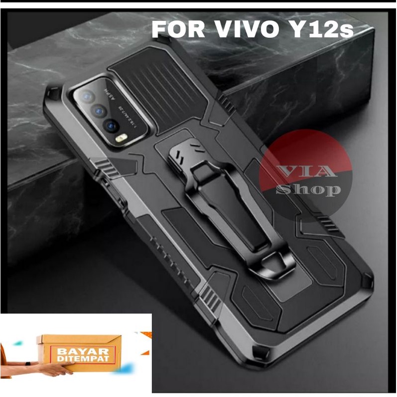 CASE VIVO Y12S STANDING ROBOT / HARDCASE STANDING ARMOR