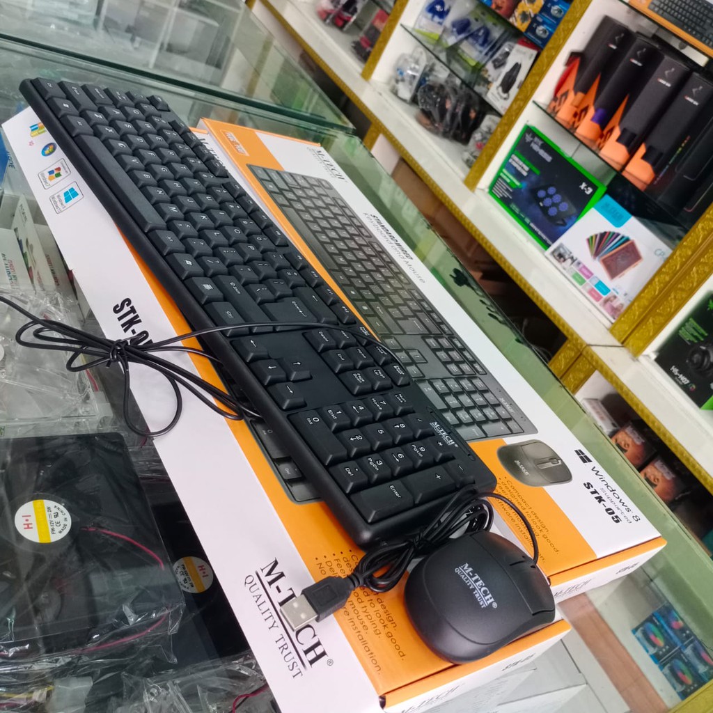 Keyboard + Mouse M-Tech STK-05 Kabel Original