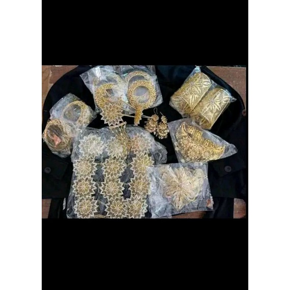paket komplit set aksesoris manten Bugis tanpa bando