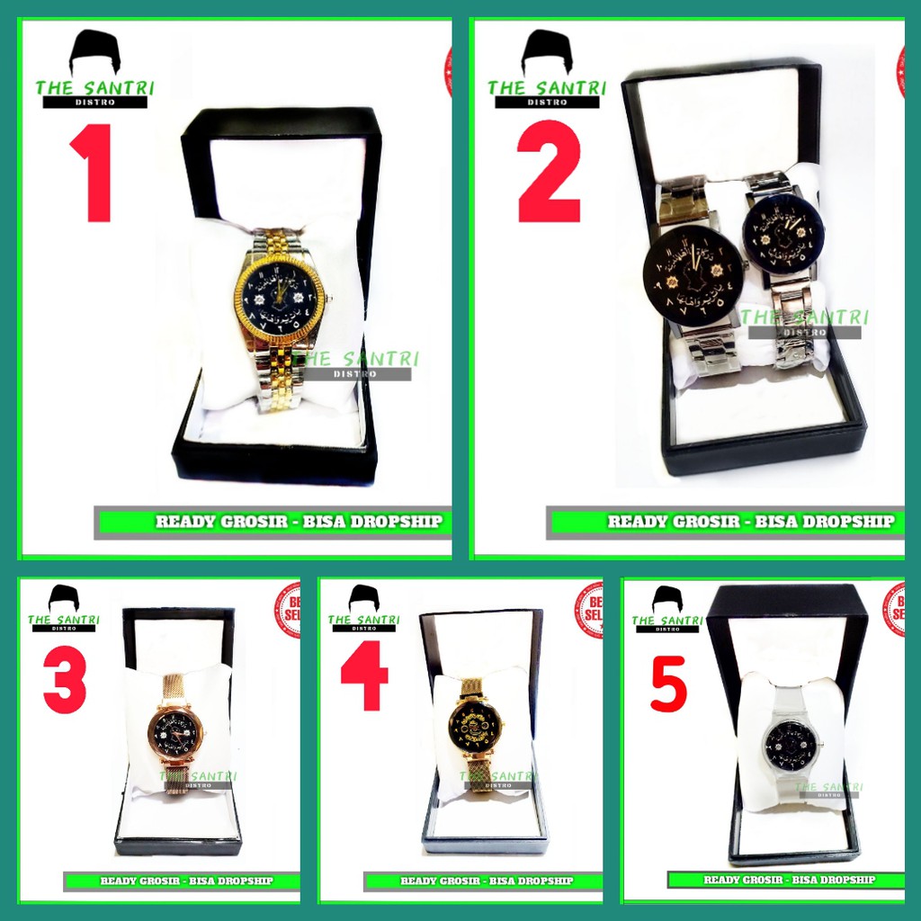Jam Tangan Darkah Nabi/ Jam Tangan Terompah Rosulullah/Jam Tangan Majelis/Jam Tangan Cewek Cowok