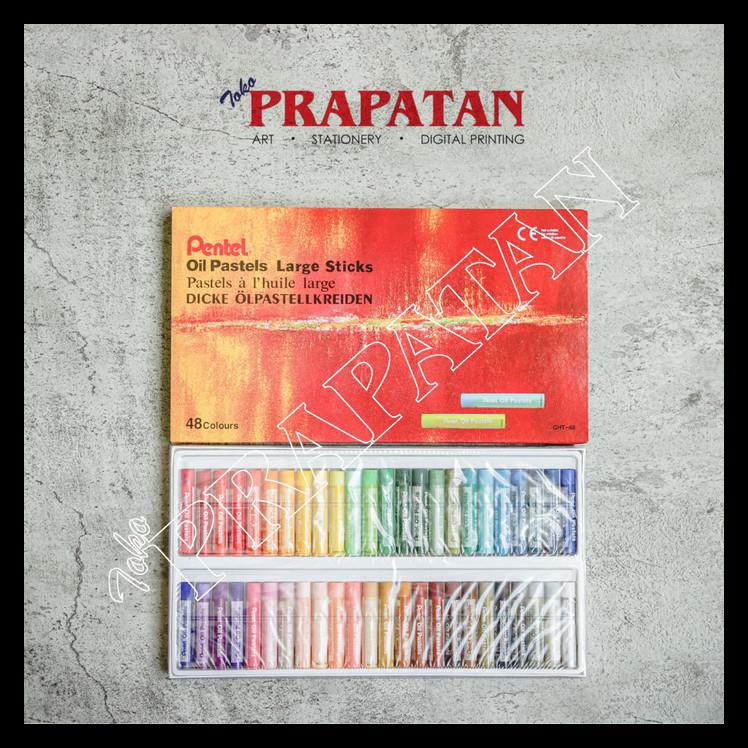 

Promo Crayon Pentel / Oil Pastel Large Stick 48 Warna