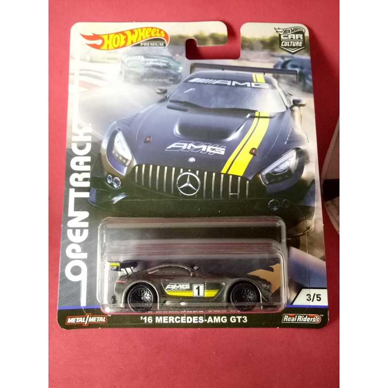 Hot Wheels HW Diecast Premium Car Culture Open Track 16 Mercedes AMG GT3