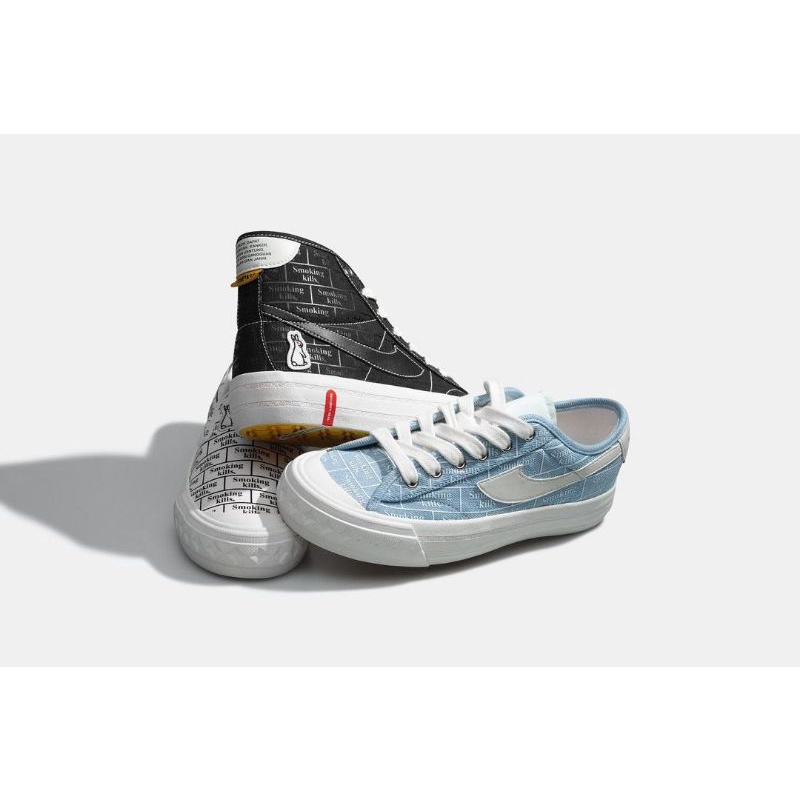 sepatu Compass x Fxxkingrabbits Retrograde “Smoking Kills®”  / Low Distort / Hi Decon / Slip on
