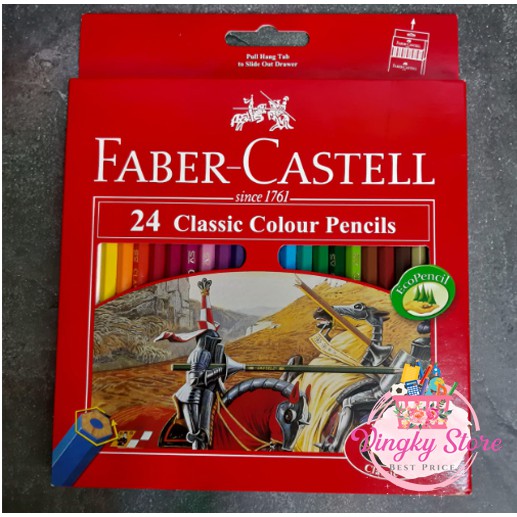 

Pensil Warna Classic 24 Warna Faber Castell