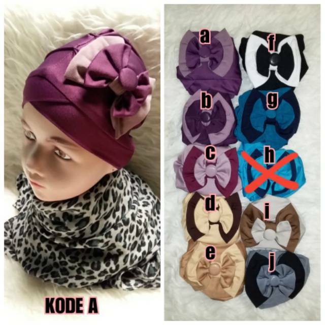 

Turban double pita kancing