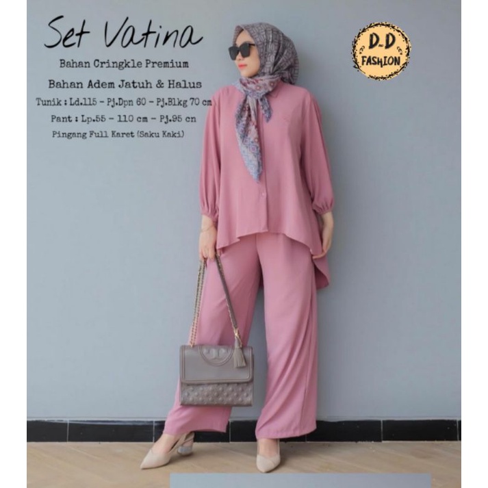 SET VATINA SETELAN BAJU WANITA TERBARU BY DND