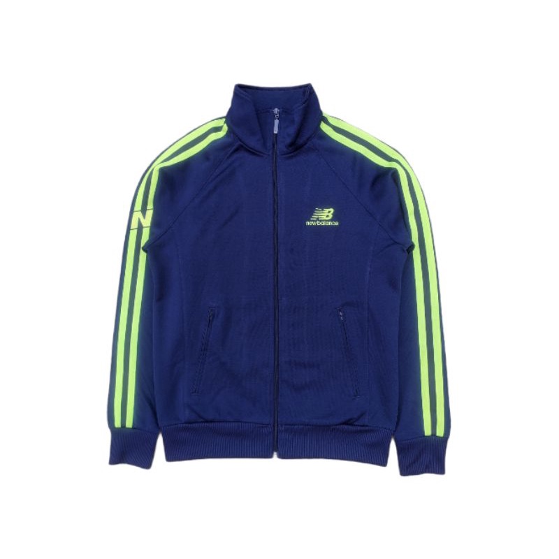 jaket tracktop new balance biru pria wanita