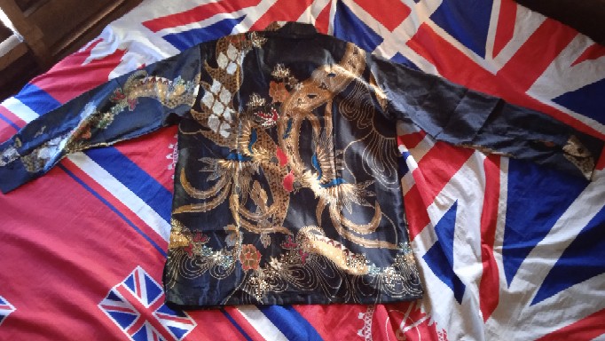 Kemeja Batik Semi Sutra Silky Premium Berfuring Lengan Panjang  Clasik Sutra Xxl  Fashion Batik Pria